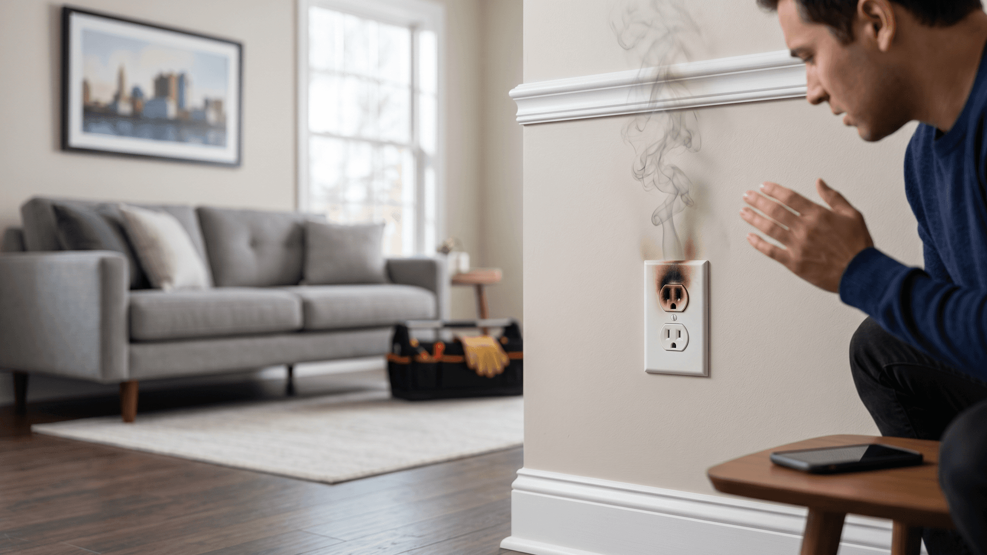 Outlet Sparking or Burning Smell? Your Columbus Electrical Emergency Guide