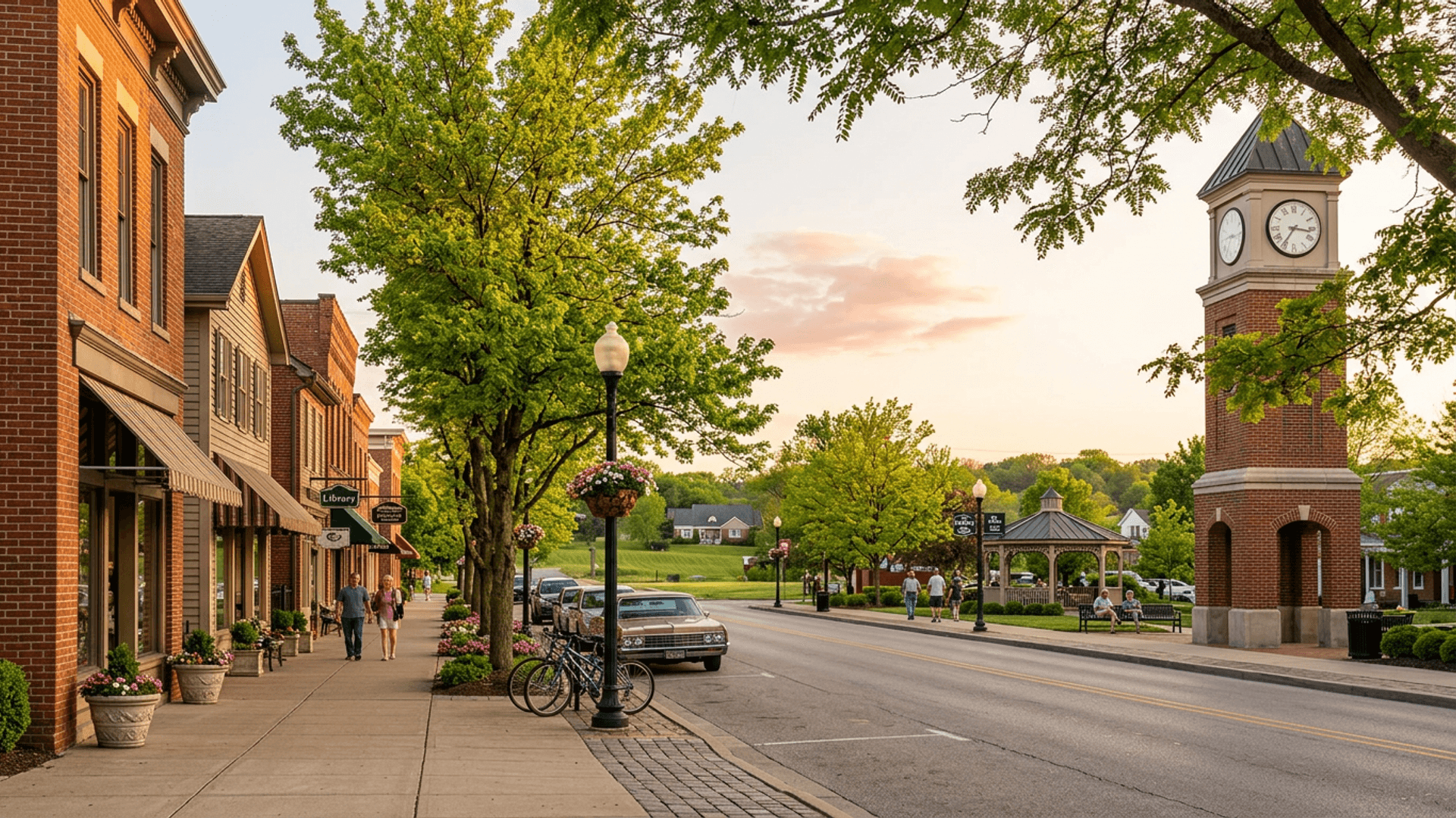 Pickerington cityscape