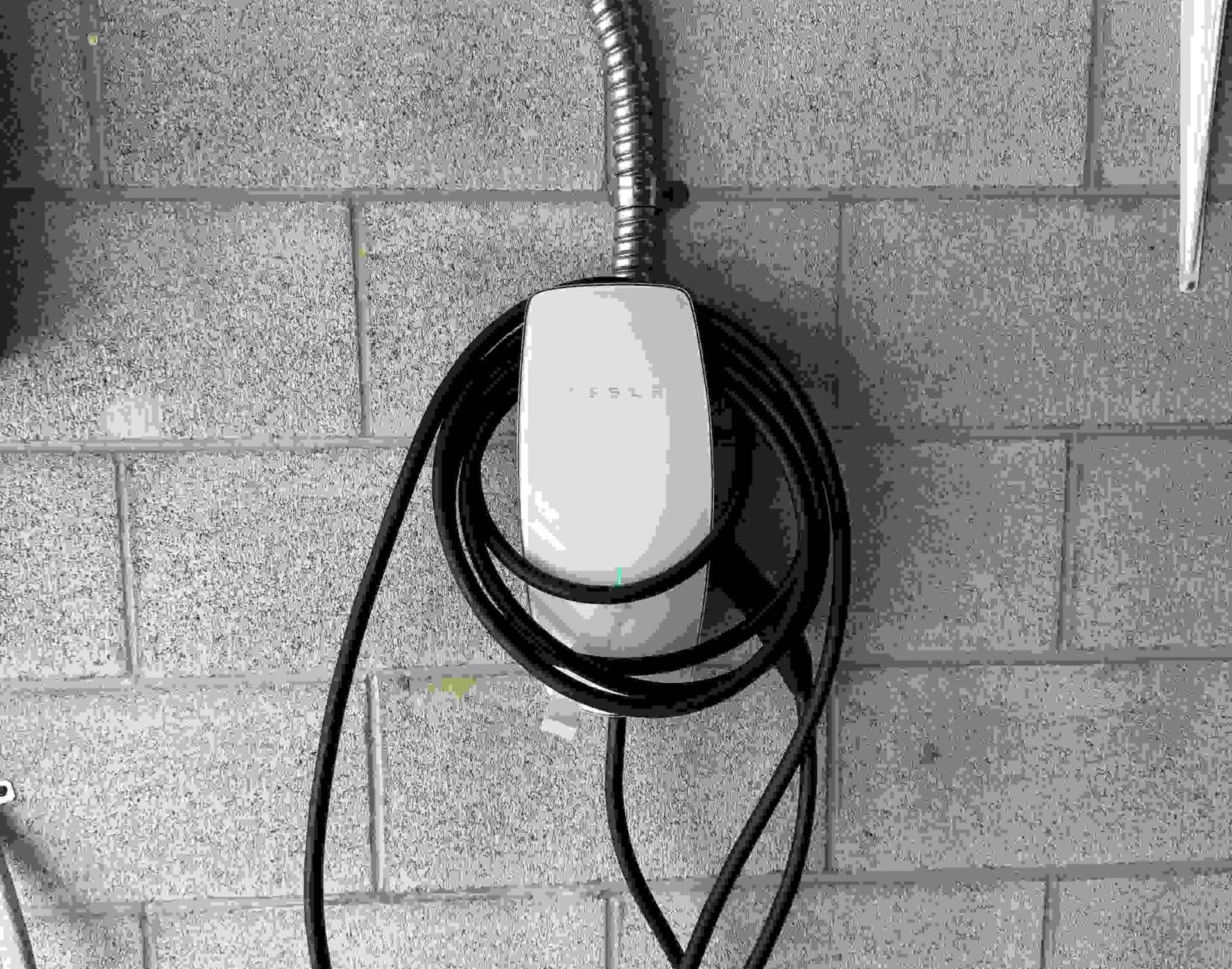 Tesla EV charger installation